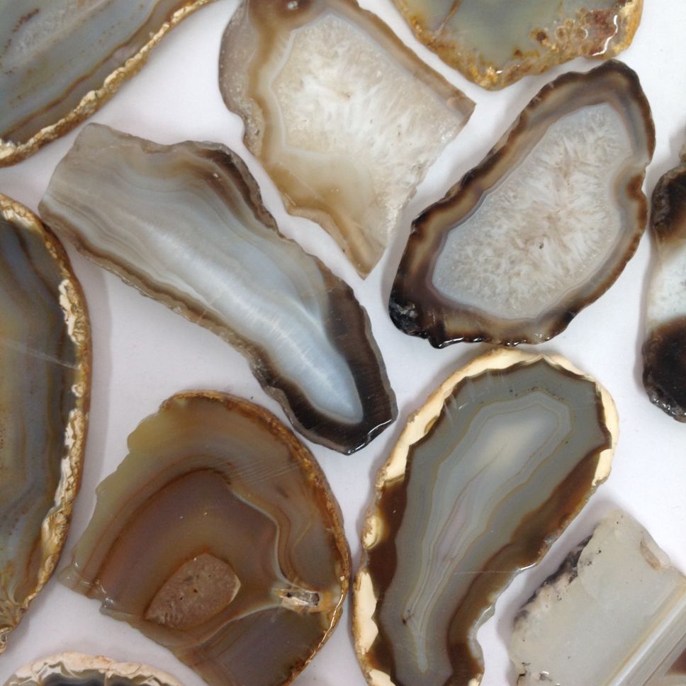 Agate Slice - Light - 1pc Agate Slice - Light - 1pc